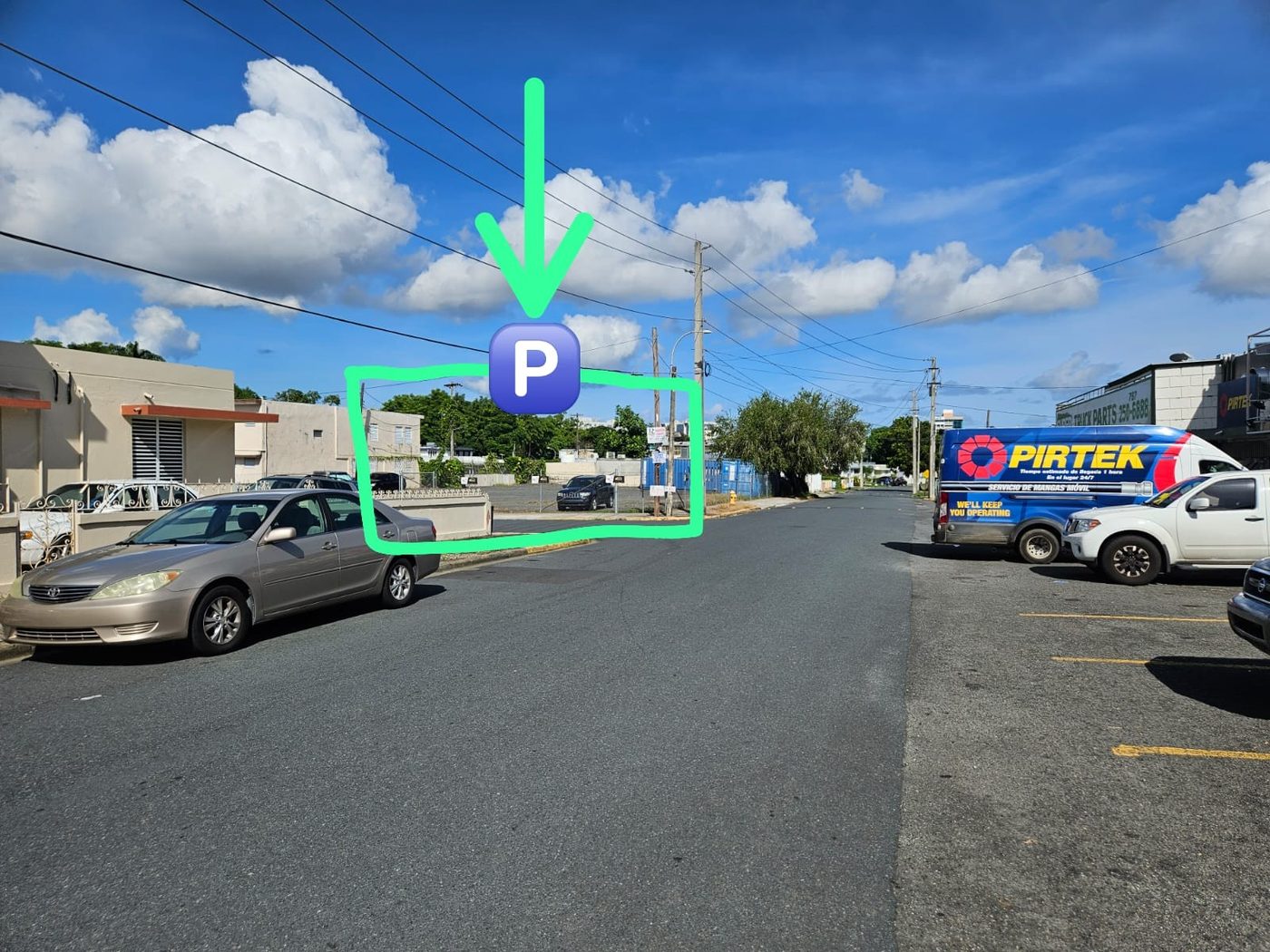 Parking area